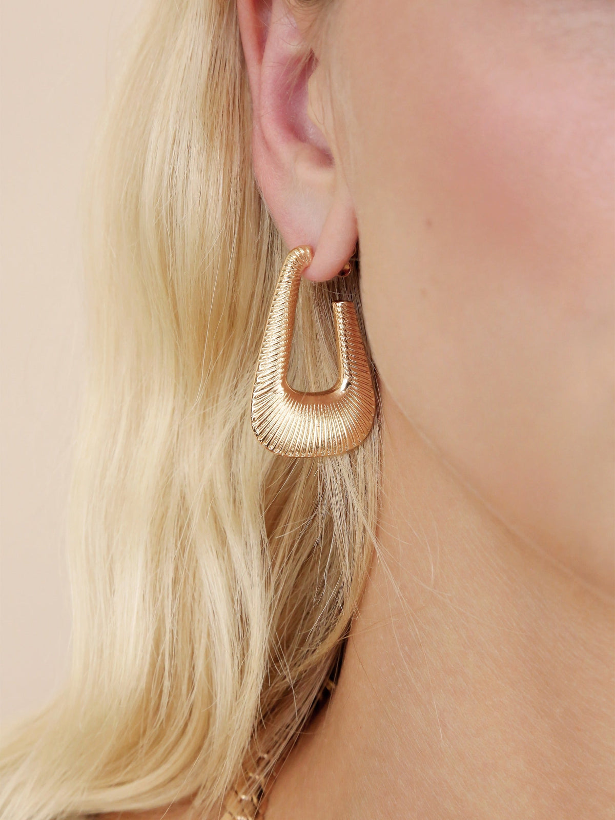 Cleopatra Inspired Hoop Earrings - 18k Gold Plated | Ettika