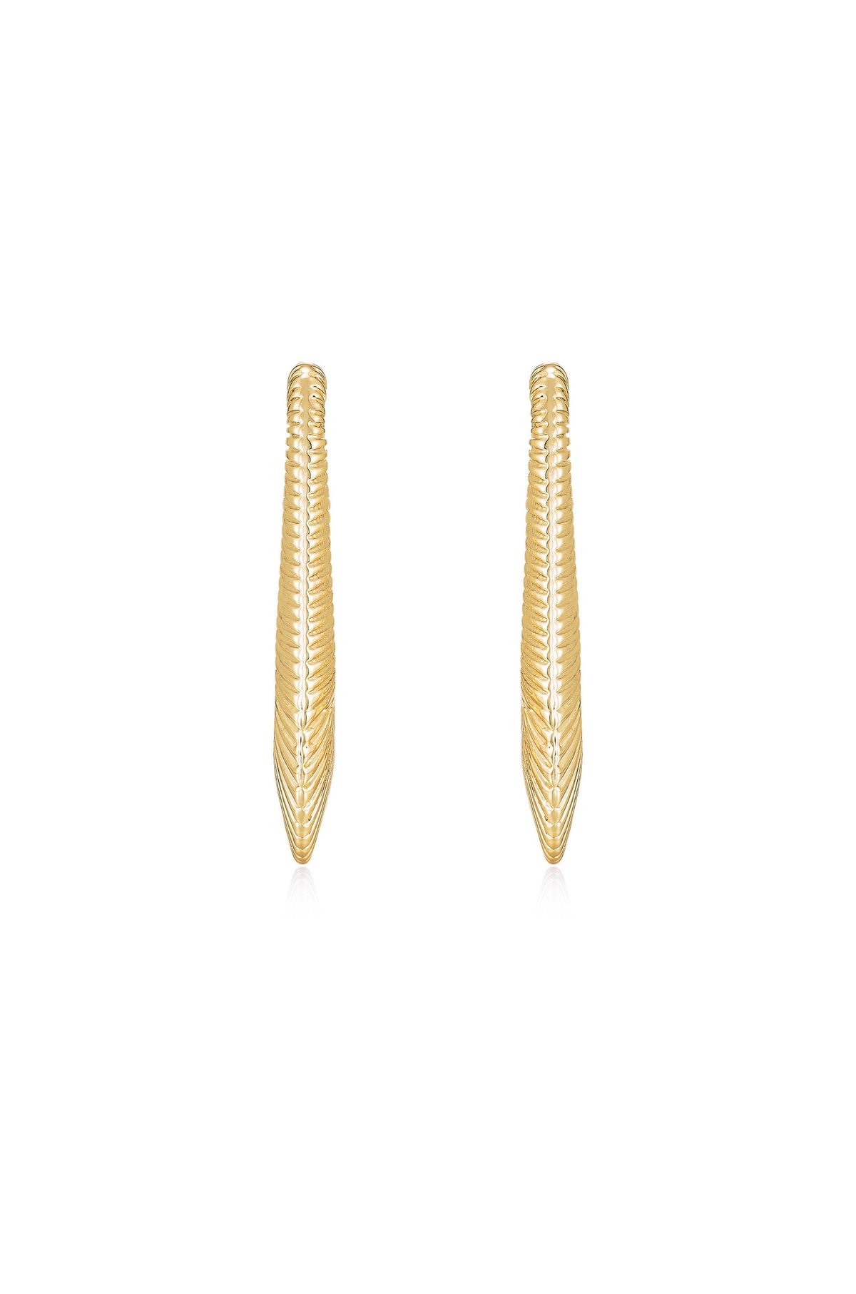 Cleopatra Inspired Hoop Earrings - 18k Gold Plated | Ettika