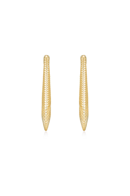 Cleopatra Inspired Hoop Earrings - 18k Gold Plated | Ettika