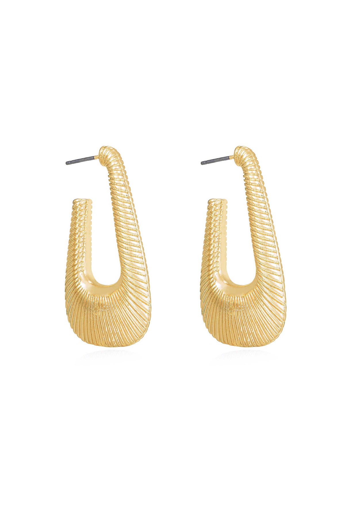 Cleopatra Inspired Hoop Earrings - 18k Gold Plated | Ettika