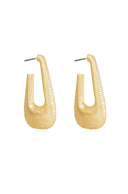 Cleopatra Inspired Hoop Earrings - 18k Gold Plated | Ettika