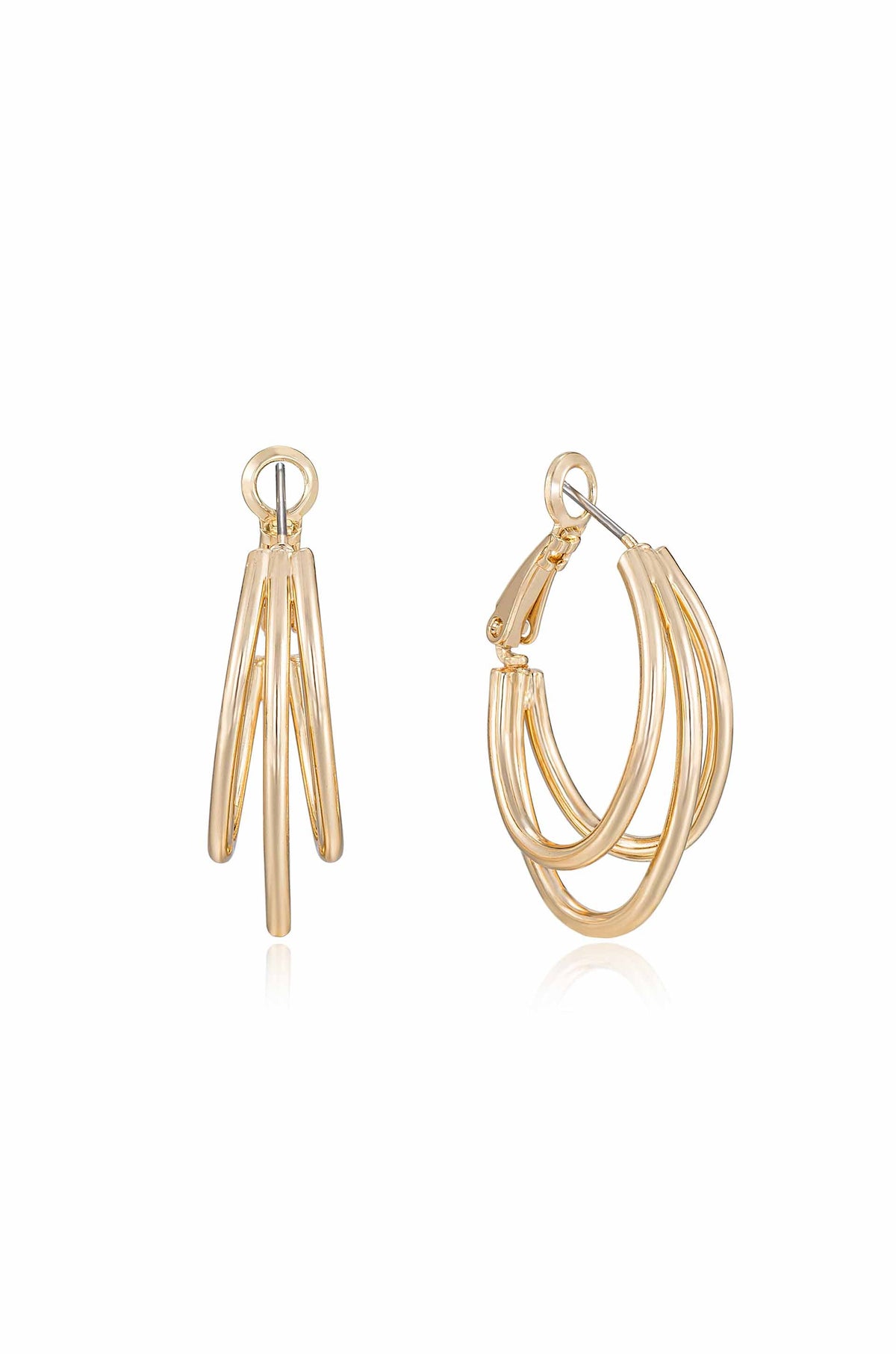 Helena Hoop Earrings - 18k Gold Plated | Ettika
