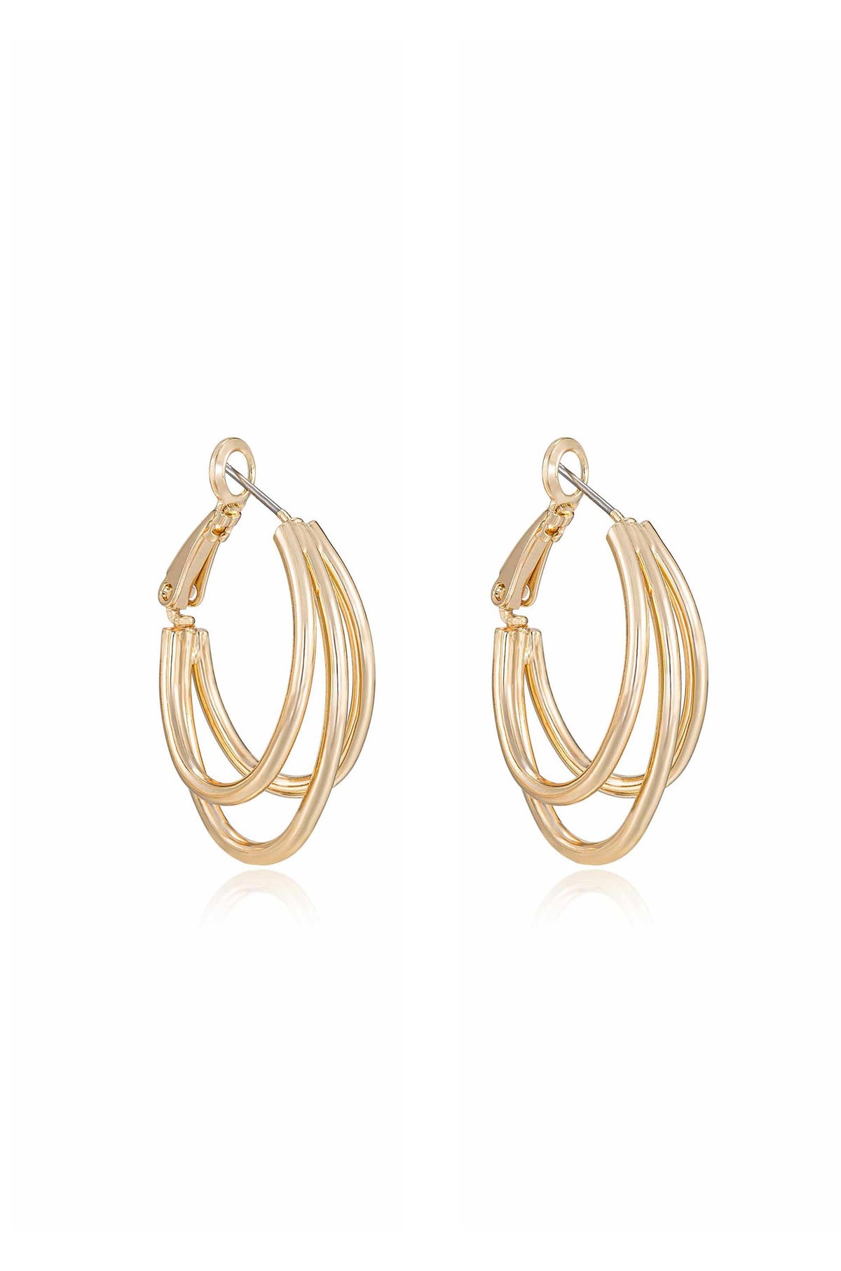 Helena Hoop Earrings - 18k Gold Plated | Ettika