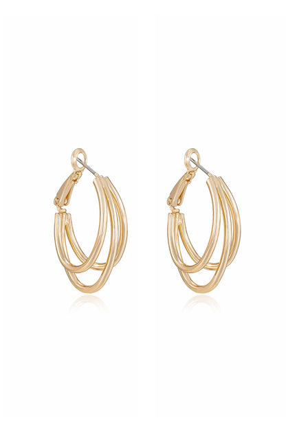 Helena Hoop Earrings - 18k Gold Plated | Ettika