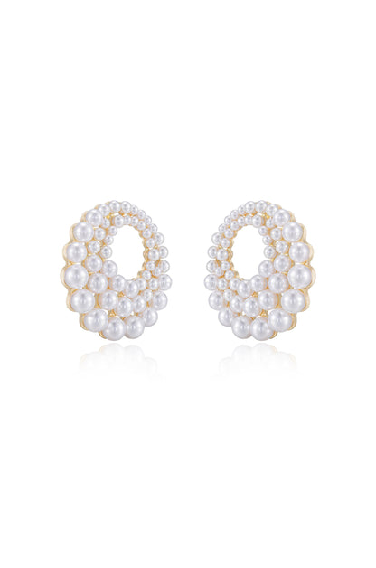 Blushing Pearl Earrings - Pearl | Ettika