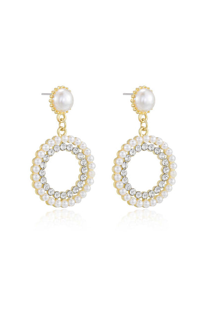 Mother May Pearl Earrings - Pearl | Ettika