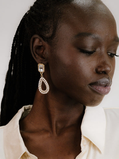 Bridal Luxe Earrings - Pearl | Ettika