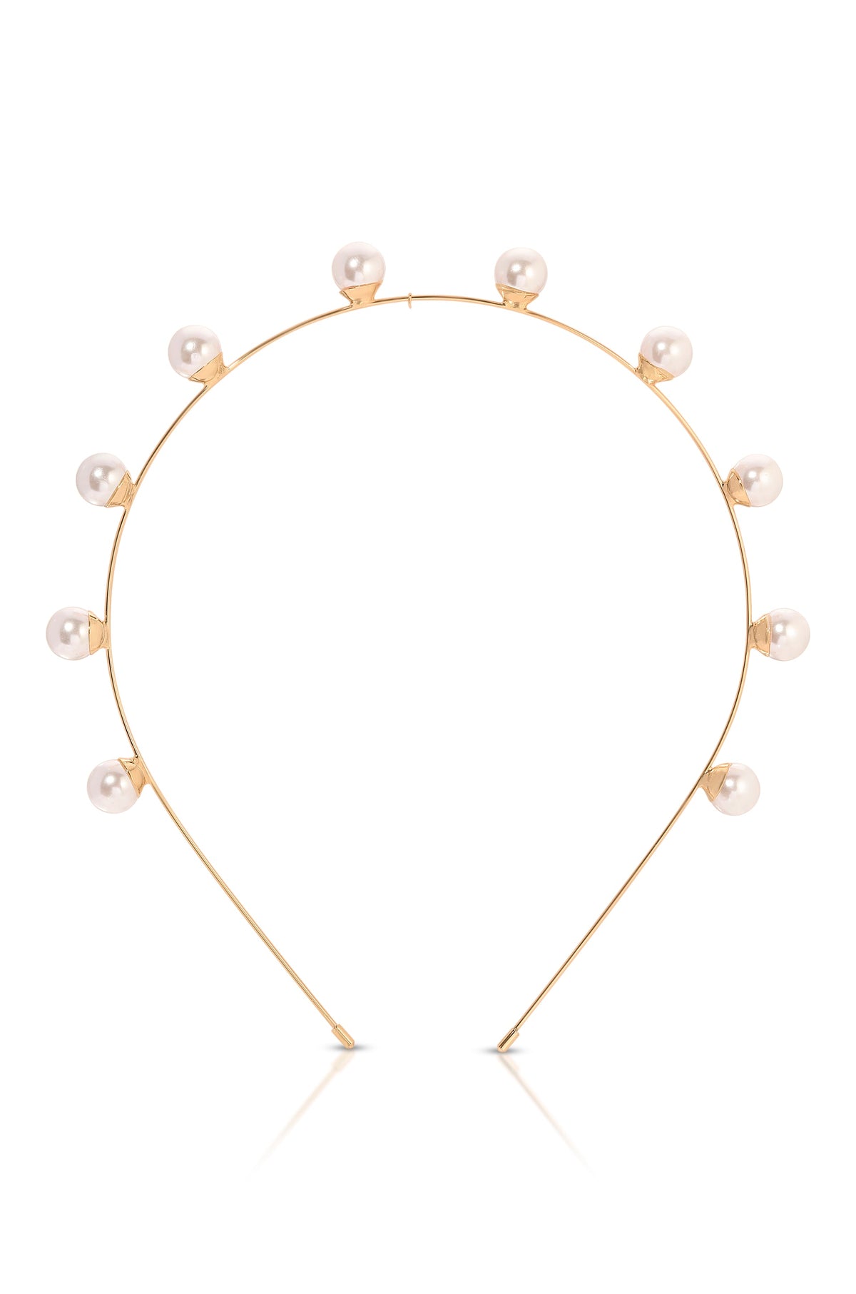 Pearl Studded Headband - Pearl | Ettika