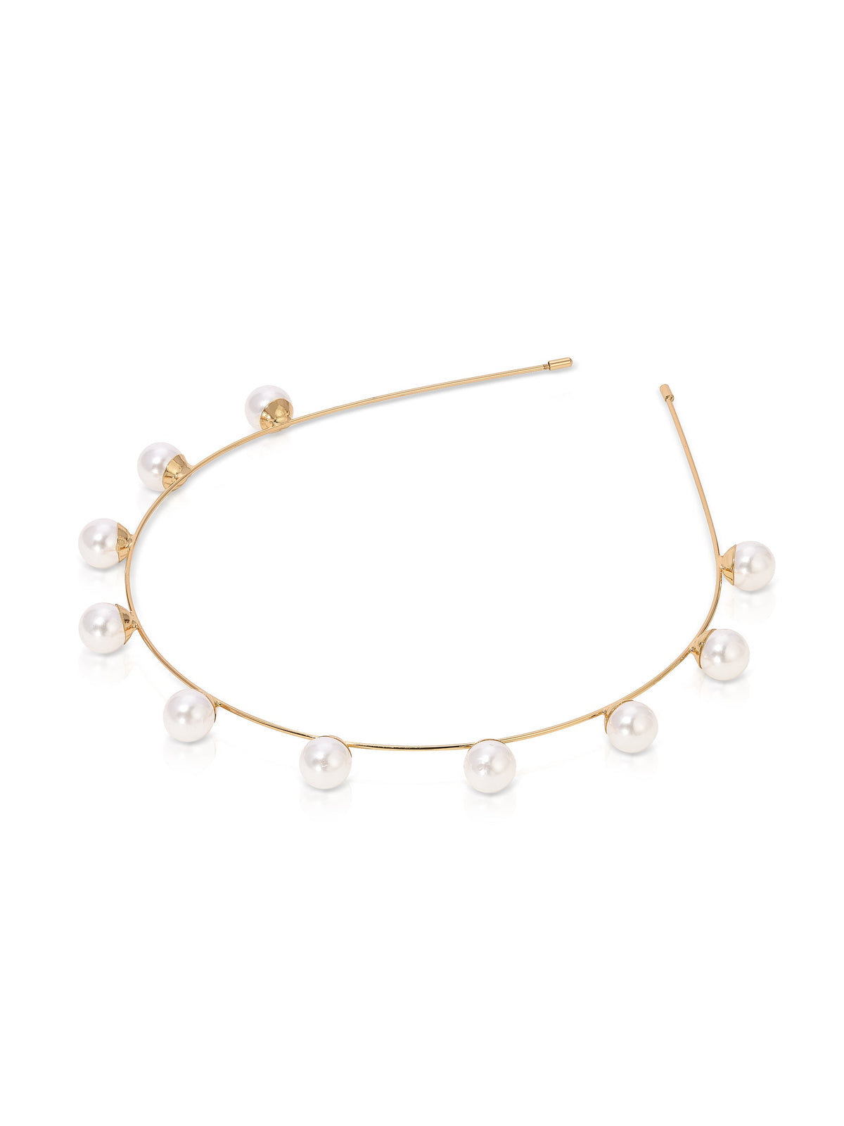 Pearl Studded Headband - Pearl | Ettika