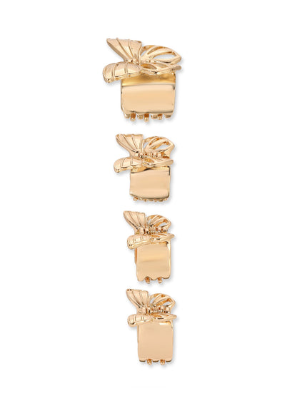 Flight of the Butterfly Golden Clip Set - Gold Tone | Ettika