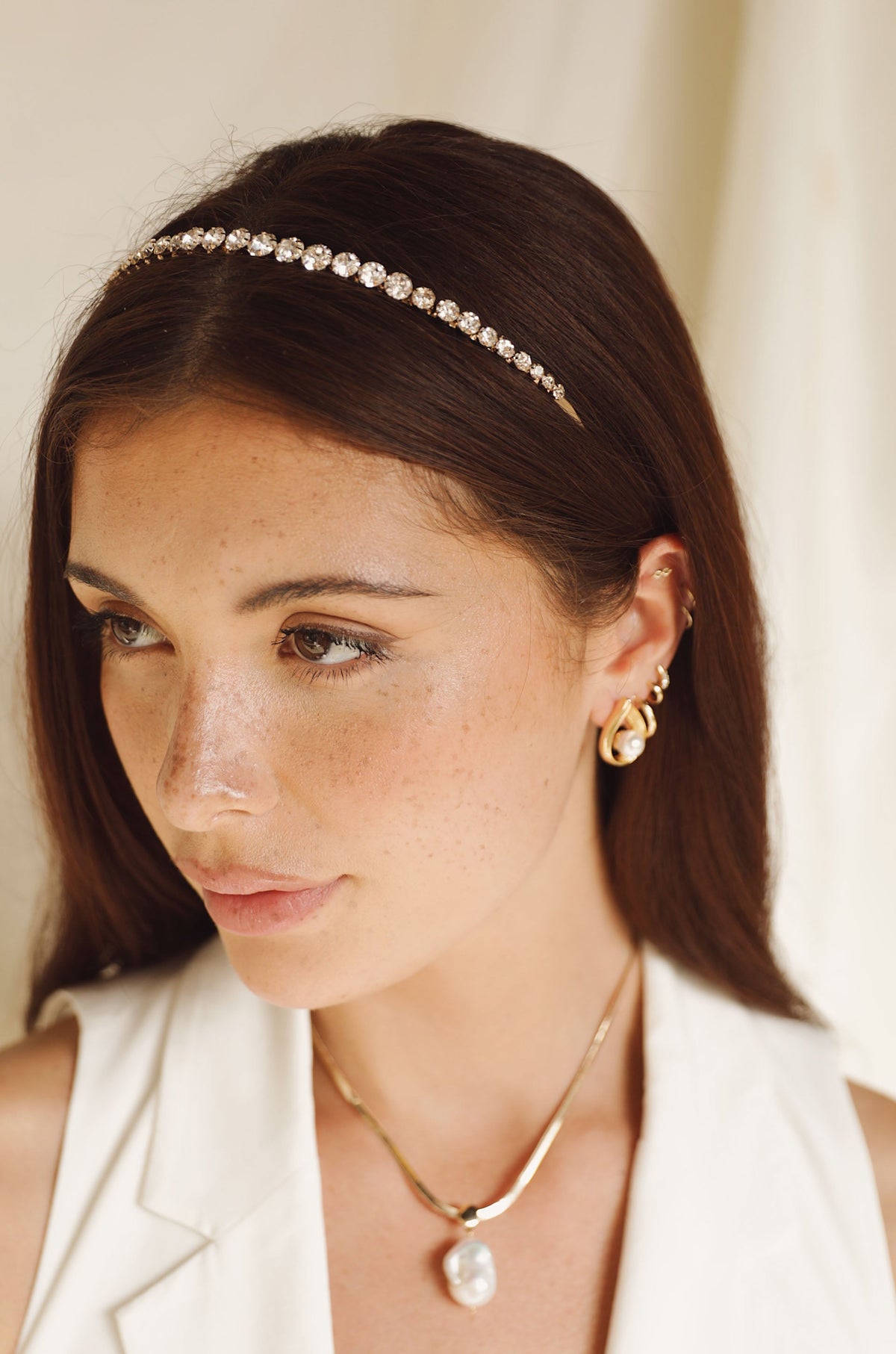 Crystalized Headband - Clear Crystals | Ettika