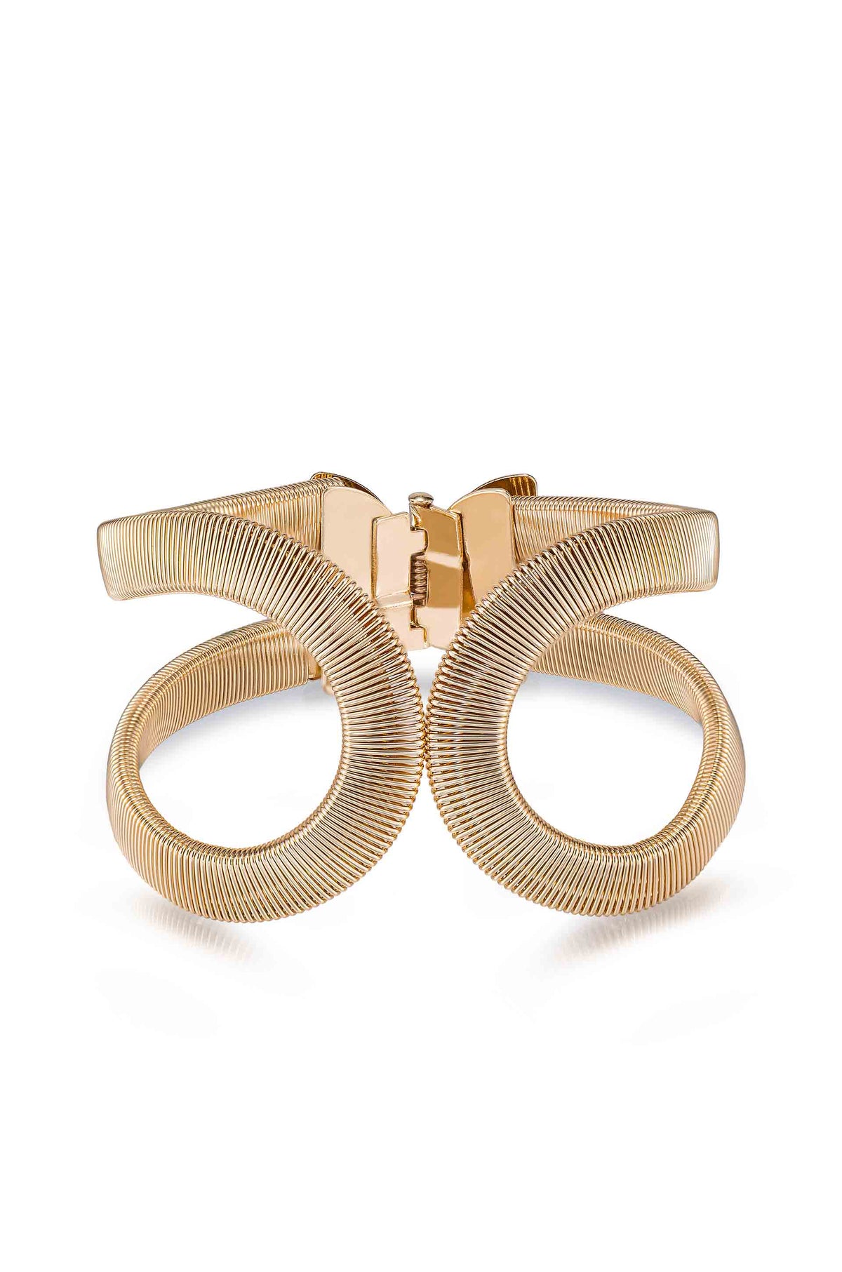 Abstract Flex Cuff - 18k Gold Plated | Ettika