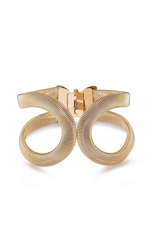 Abstract Flex Cuff - 18k Gold Plated | Ettika
