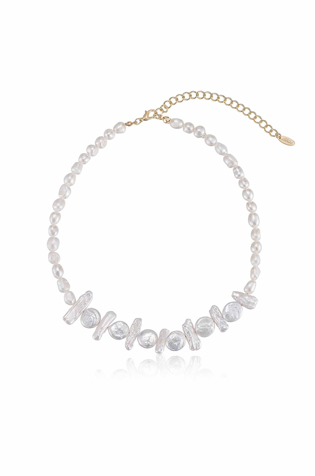 Coastal Views Freshwater Pearl Necklace - Pearl | Ettika