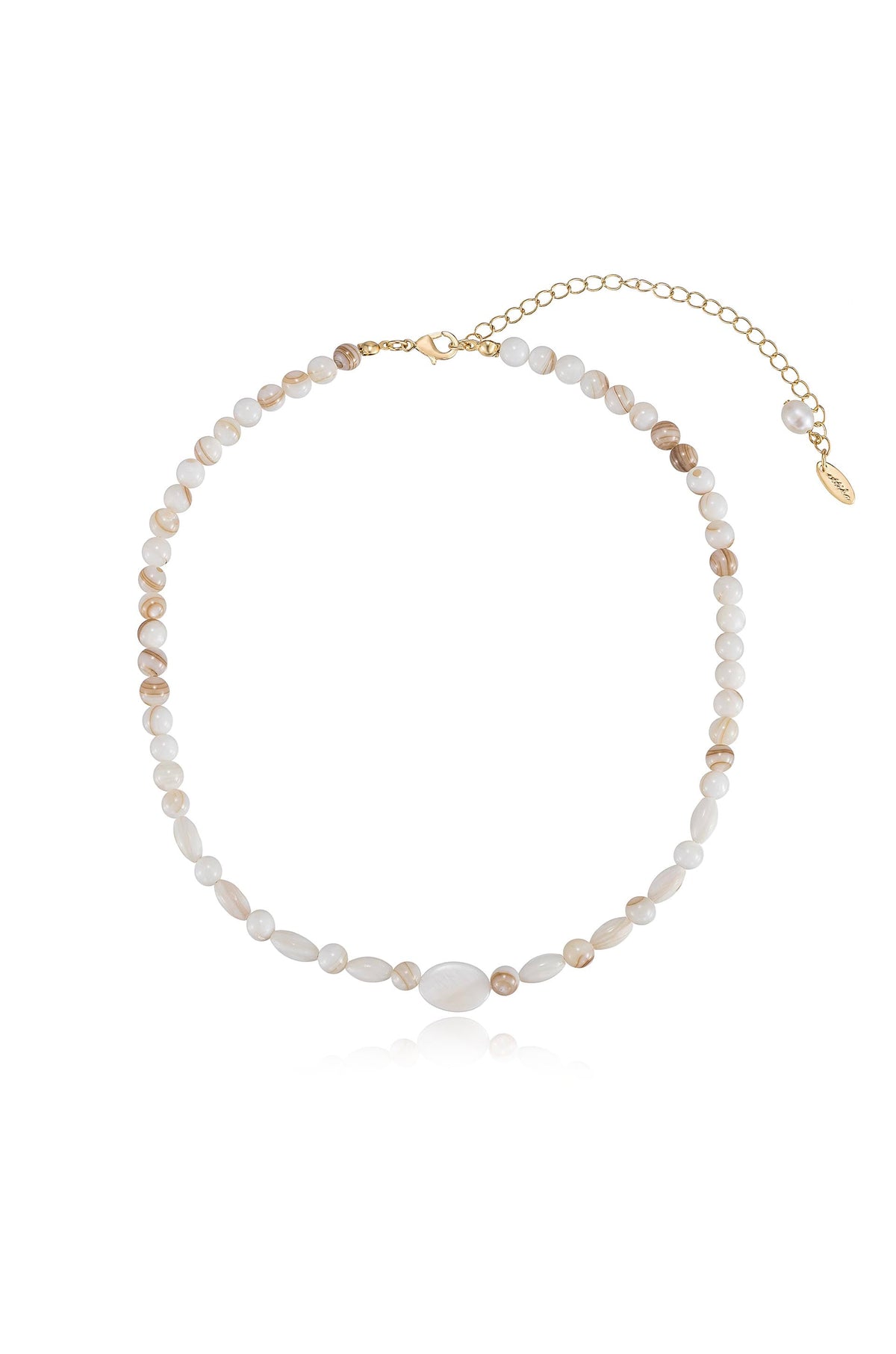Opalescent Shell Necklace Set - Shell with 18k Gold Plating | Ettika
