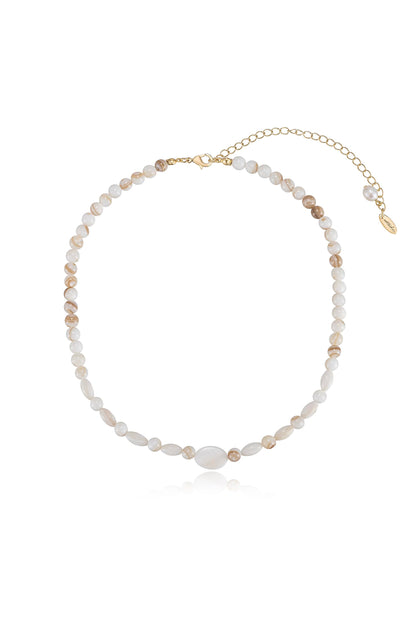 Opalescent Shell Necklace Set - Shell with 18k Gold Plating | Ettika