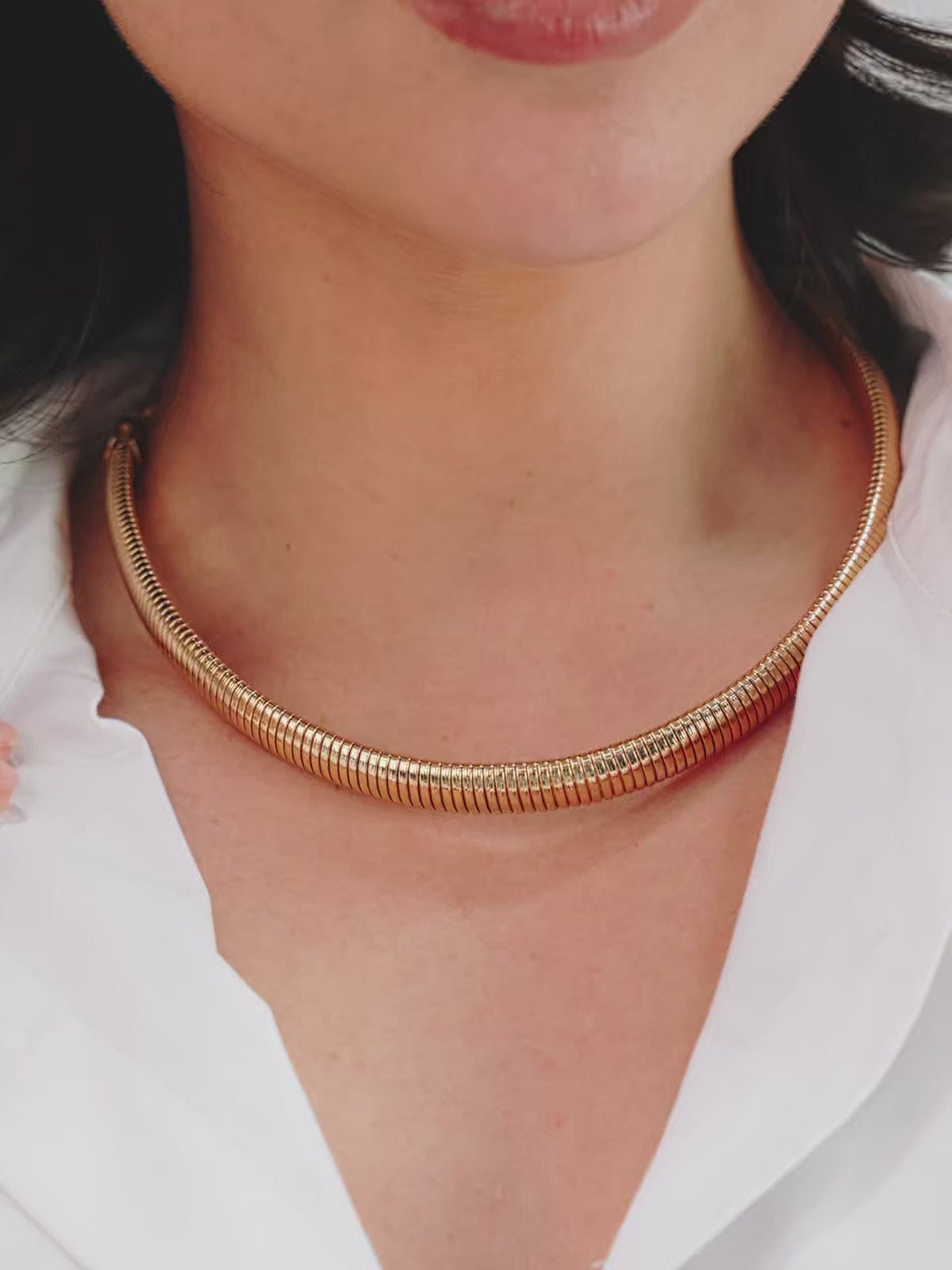 Flex Snake Chain Necklace - 18k Gold Plated | Ettika