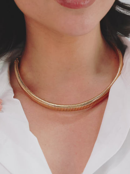 Flex Snake Chain Necklace - 18k Gold Plated | Ettika