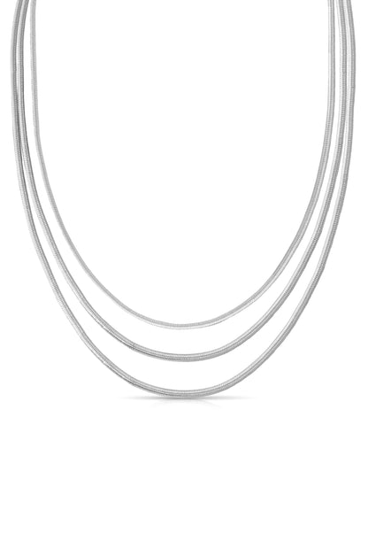 Triple Snake Chain Necklace - 18k Gold Plated | Ettika