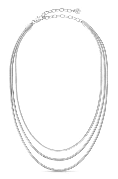 Triple Snake Chain Necklace - 18k Gold Plated | Ettika