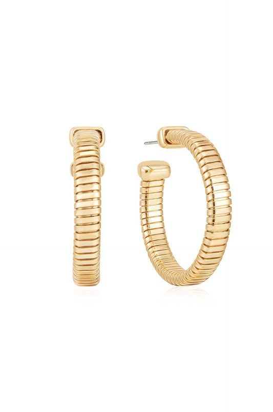Flex Hoops - 18k Gold Plated | Ettika