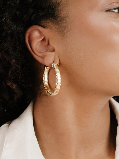 Flex Hoops - 18k Gold Plated | Ettika