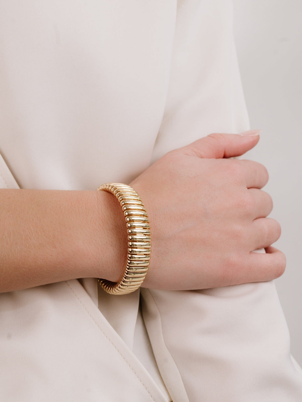 Flex Band Cuff - 18k Gold Plated | Ettika