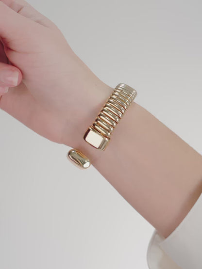 Flex Band Cuff - 18k Gold Plated | Ettika