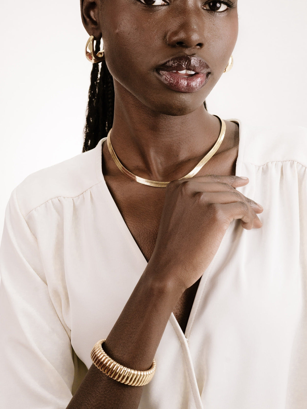 Flex Band Cuff - 18k Gold Plated | Ettika