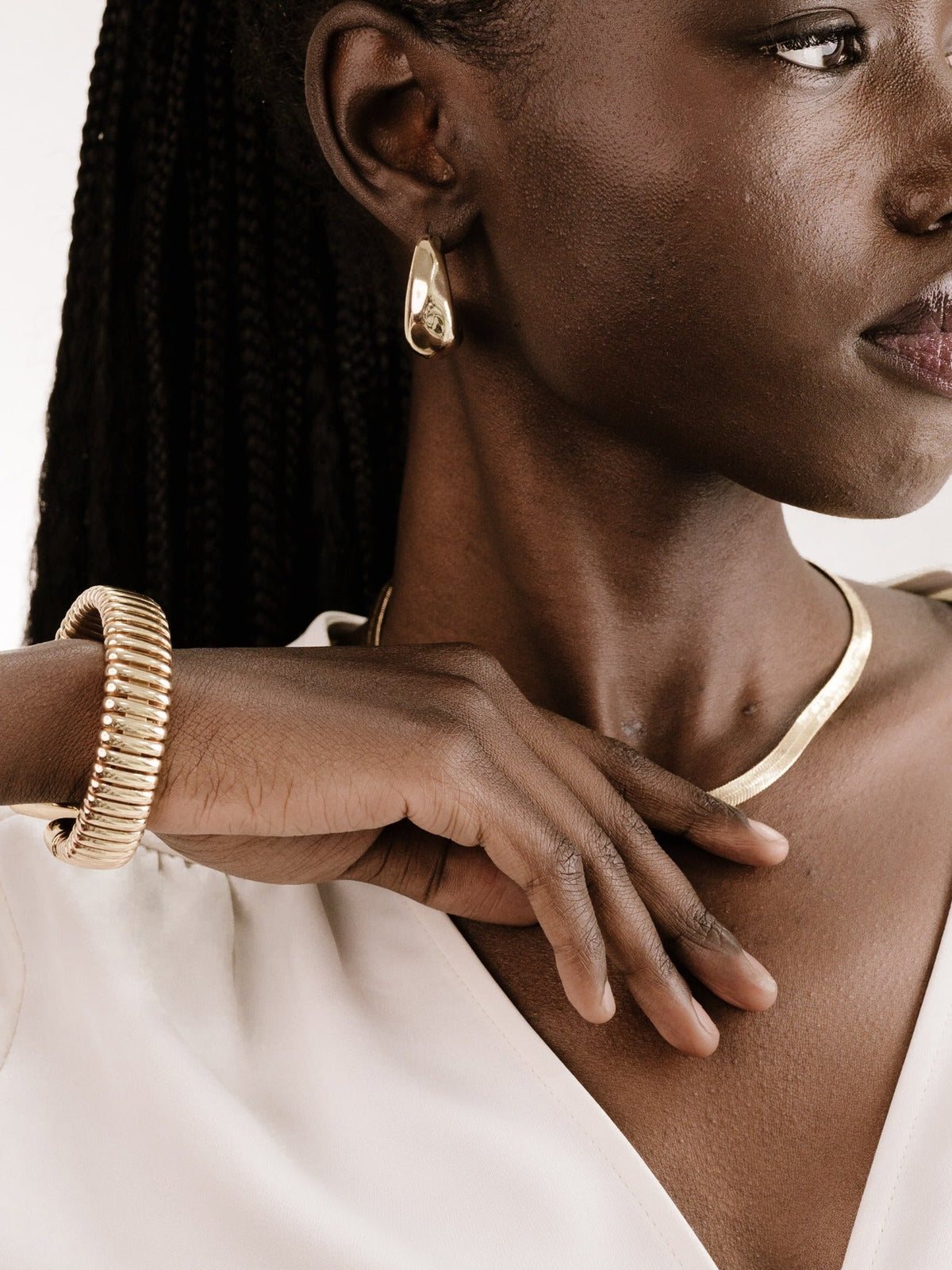 Flex Band Cuff - 18k Gold Plated | Ettika