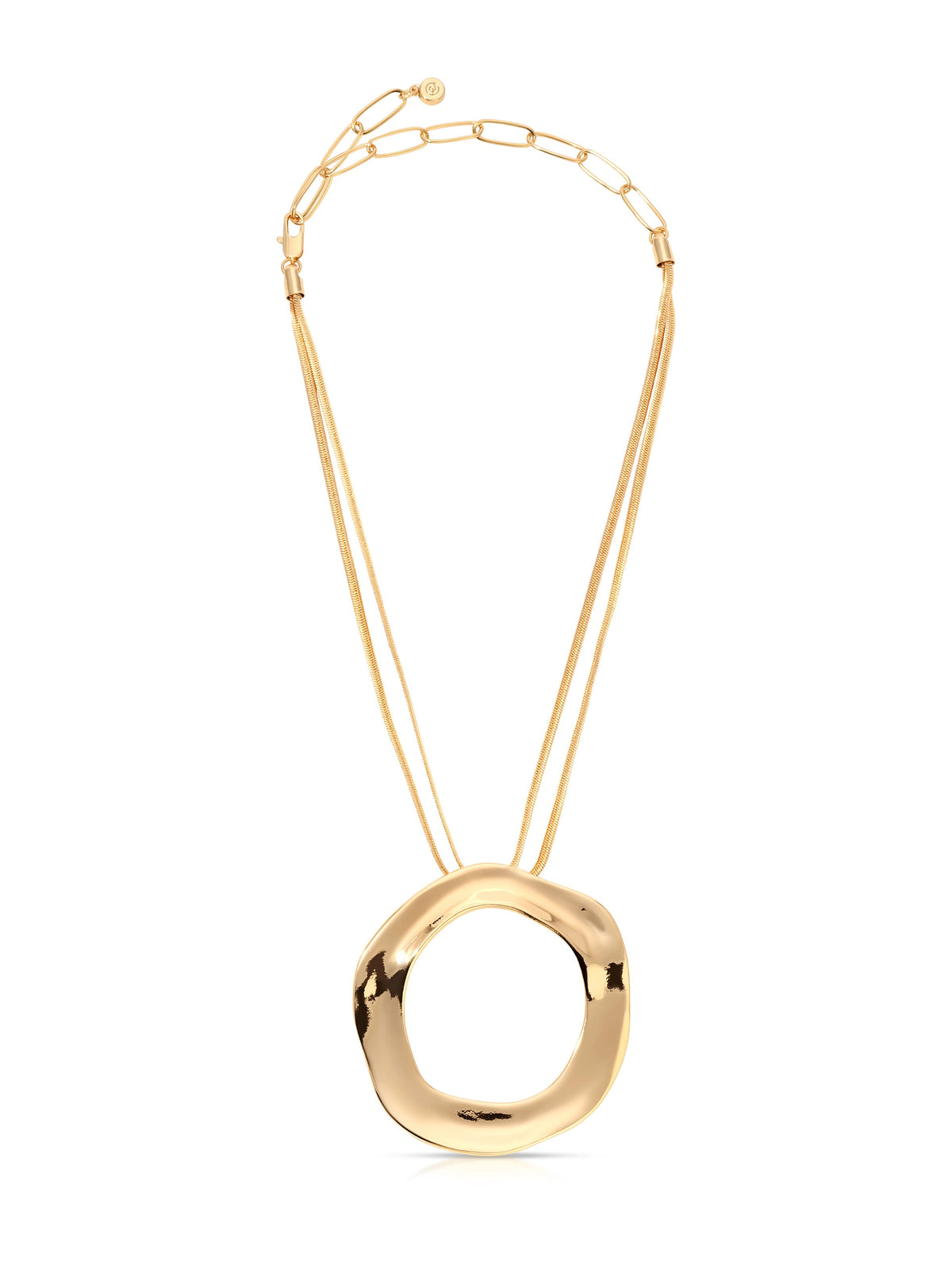 Open Circle Necklace - 18k Gold Plated | Ettika