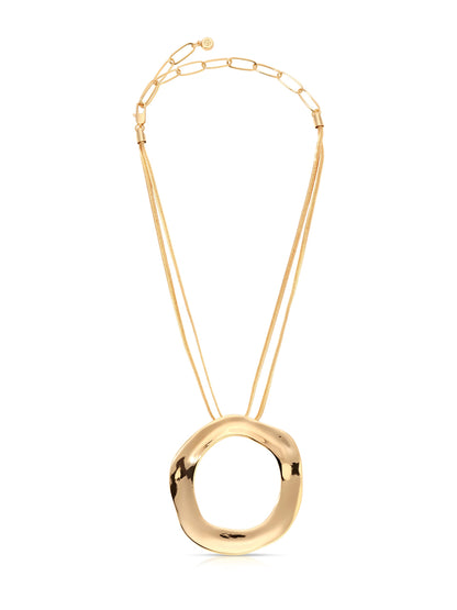 Open Circle Necklace - 18k Gold Plated | Ettika