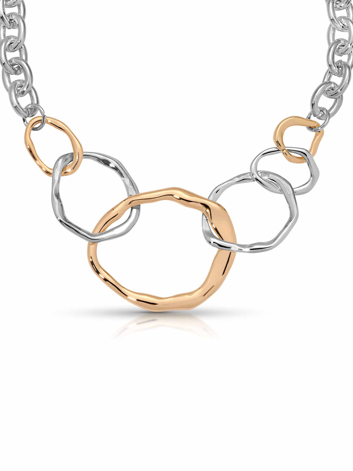 Interlocking Golden Chain Necklace - 18k Gold Plated | Ettika