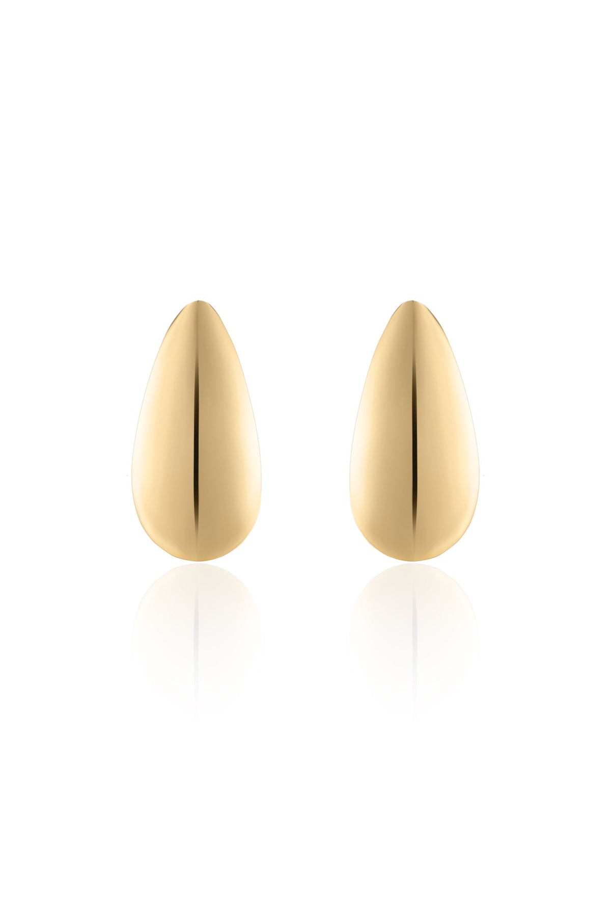 Golden Teardrop Earrings - 18k Gold Plated | Ettika