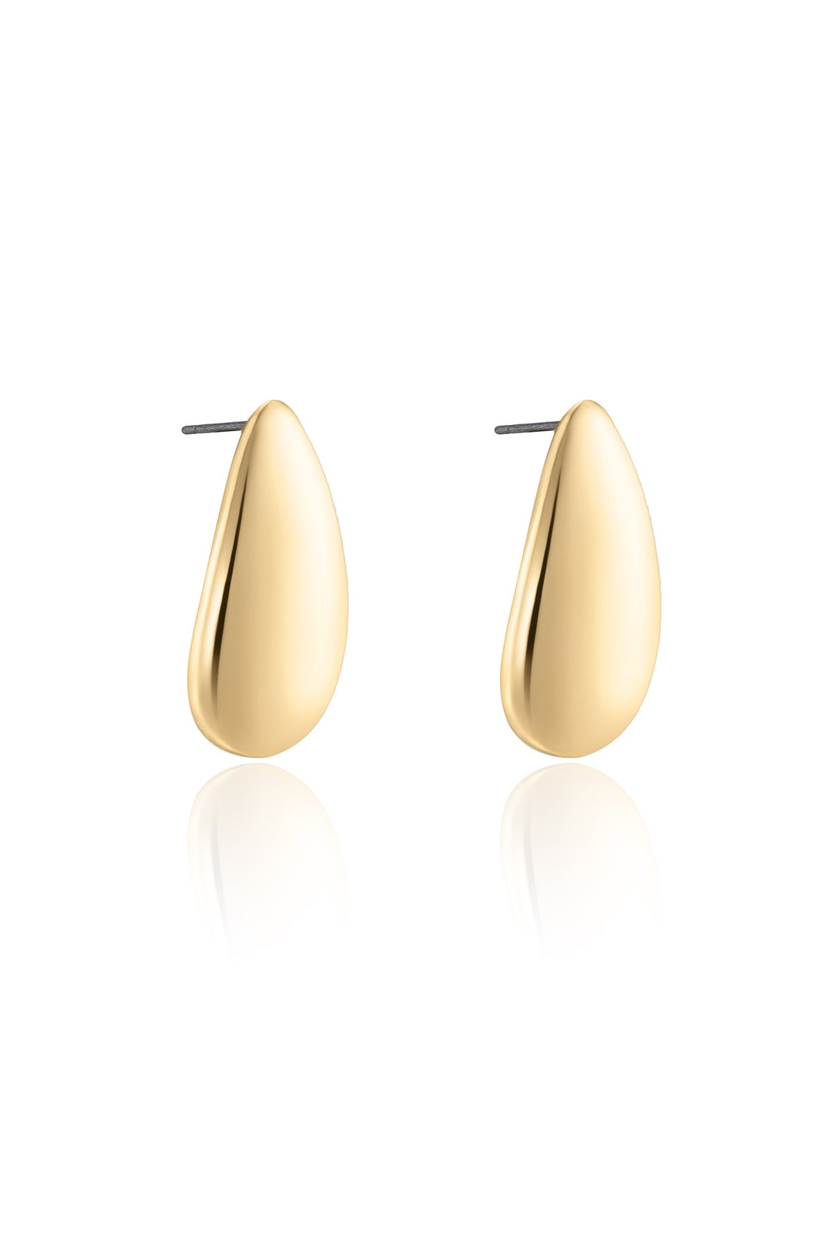 Golden Teardrop Earrings - 18k Gold Plated | Ettika