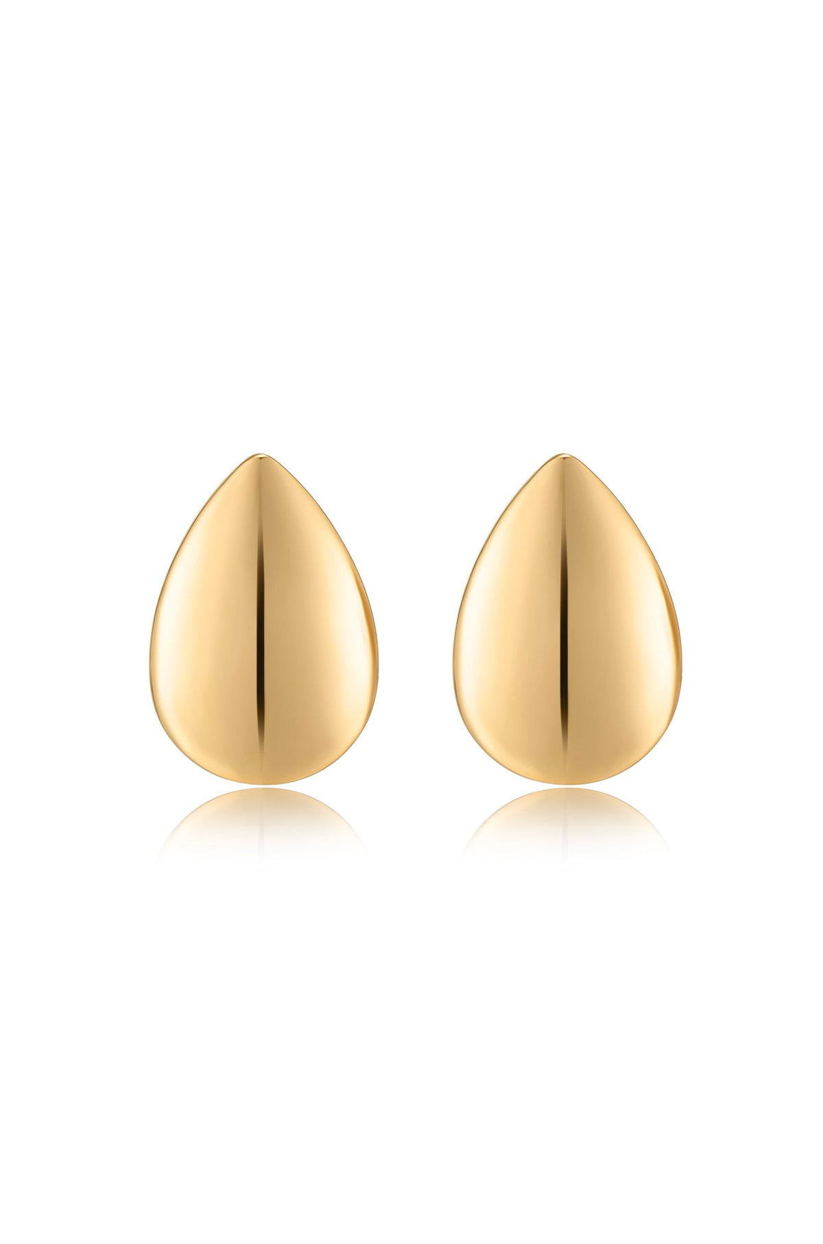 Statement Tear Drop Earrings - Rhodium Plated | Ettika