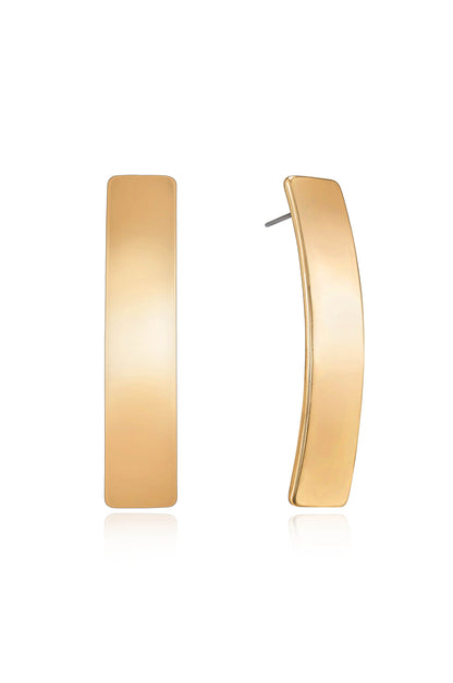 Single Bar Earrings - 18k Gold Plated | Ettika