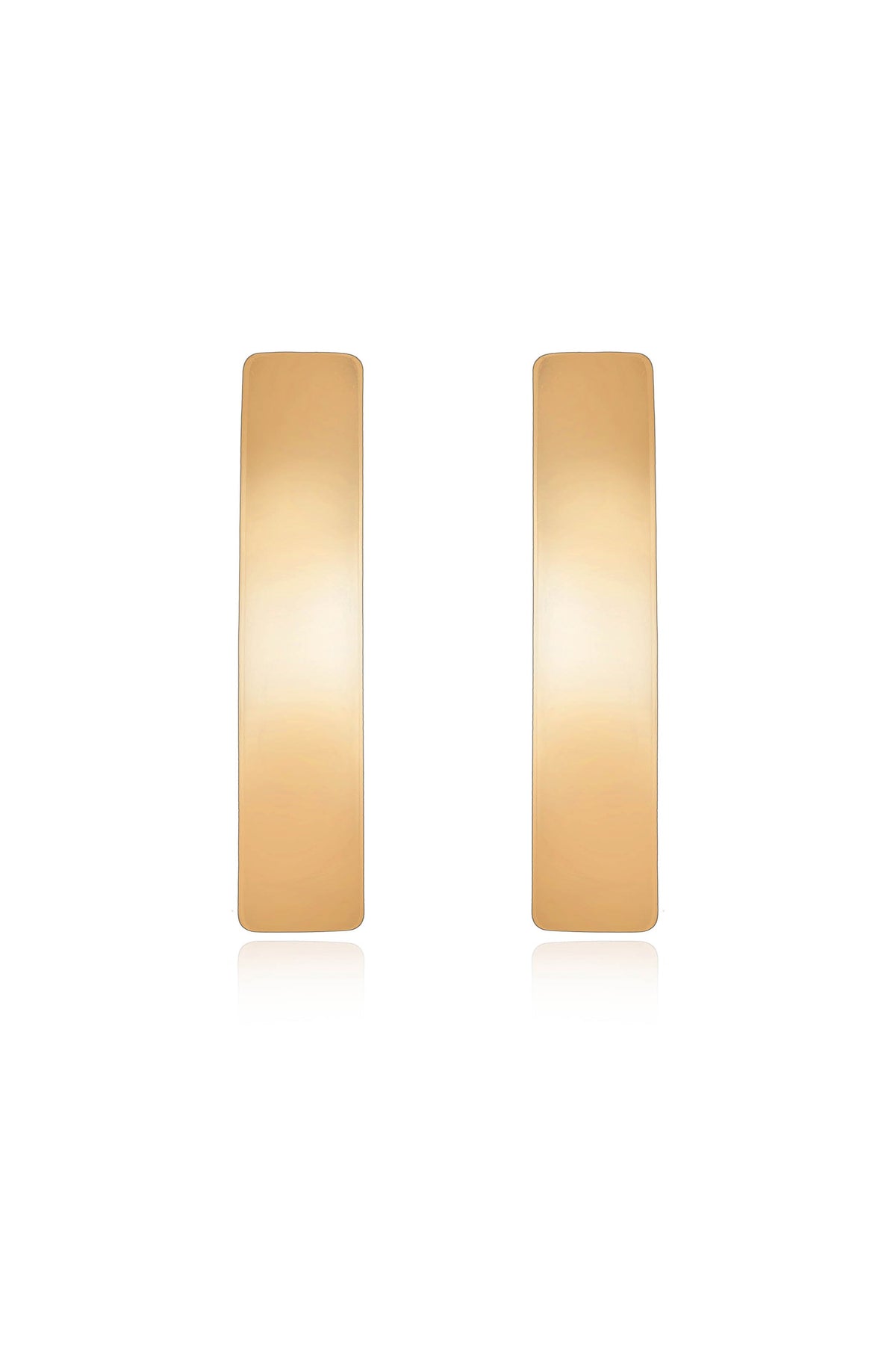 Single Bar Earrings - 18k Gold Plated | Ettika