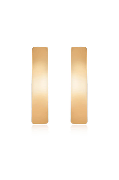 Single Bar Earrings - 18k Gold Plated | Ettika