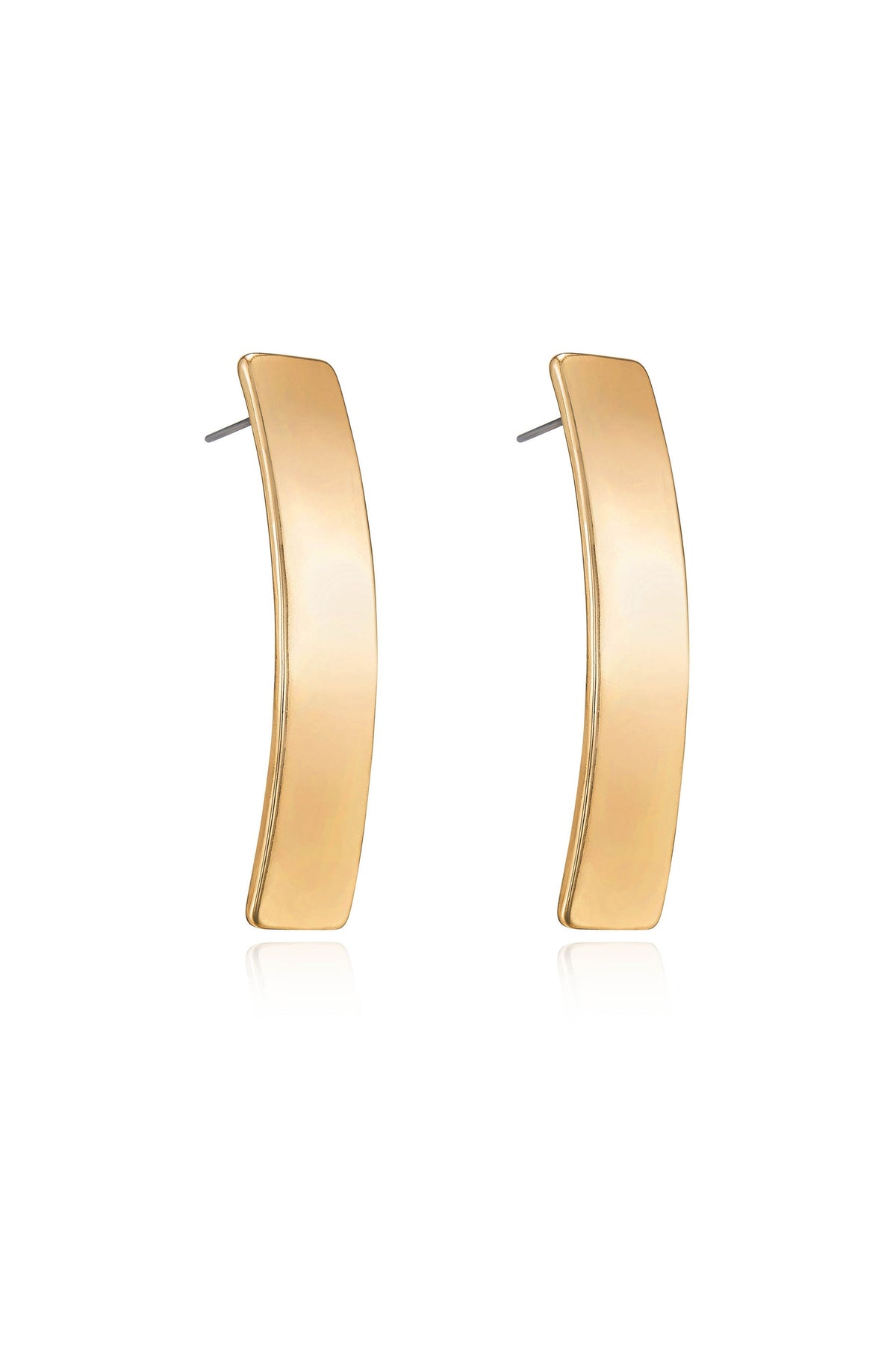 Single Bar Earrings - 18k Gold Plated | Ettika