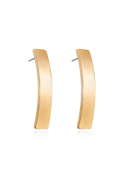 Single Bar Earrings - 18k Gold Plated | Ettika