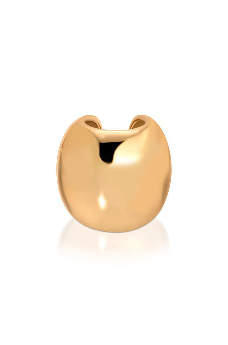 Chunky Metal Ear Cuff - 18k Gold Plated | Ettika
