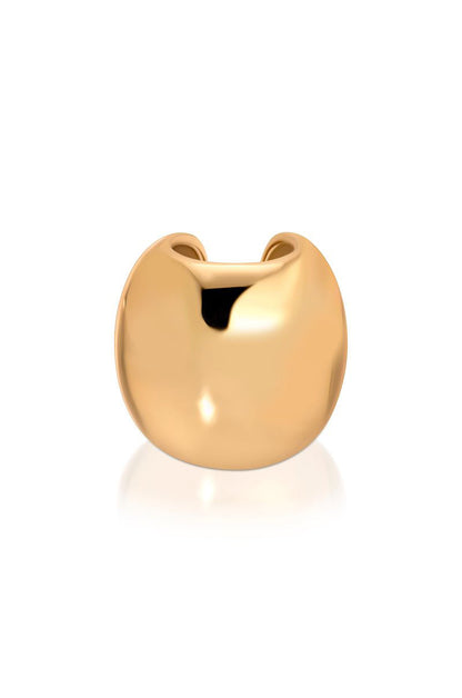 Chunky Metal Ear Cuff - 18k Gold Plated | Ettika