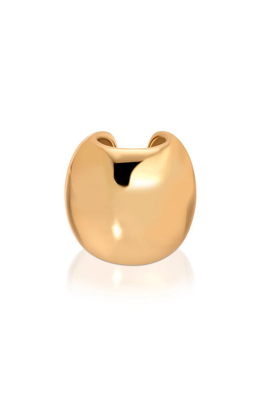 Chunky Metal Ear Cuff - 18k Gold Plated | Ettika