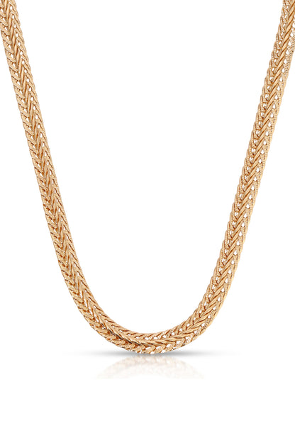 Woven Chain Necklace - 18k Gold Plated | Ettika