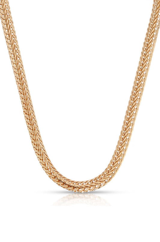 Woven Chain Necklace - 18k Gold Plated | Ettika