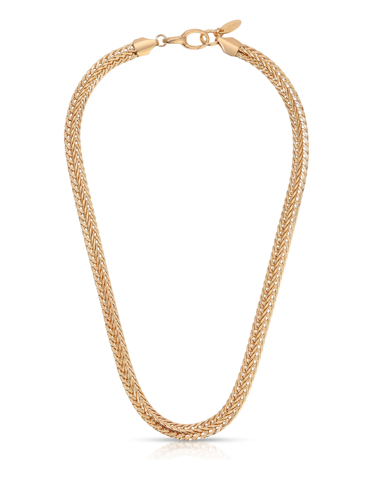 Woven Chain Necklace - 18k Gold Plated | Ettika