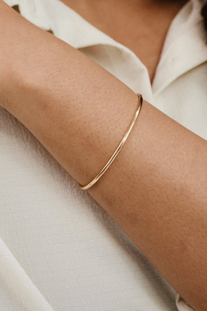 Crystal Shapes Bracelet Cuff - Clear Crystal with 18k Gold Plating | Ettika