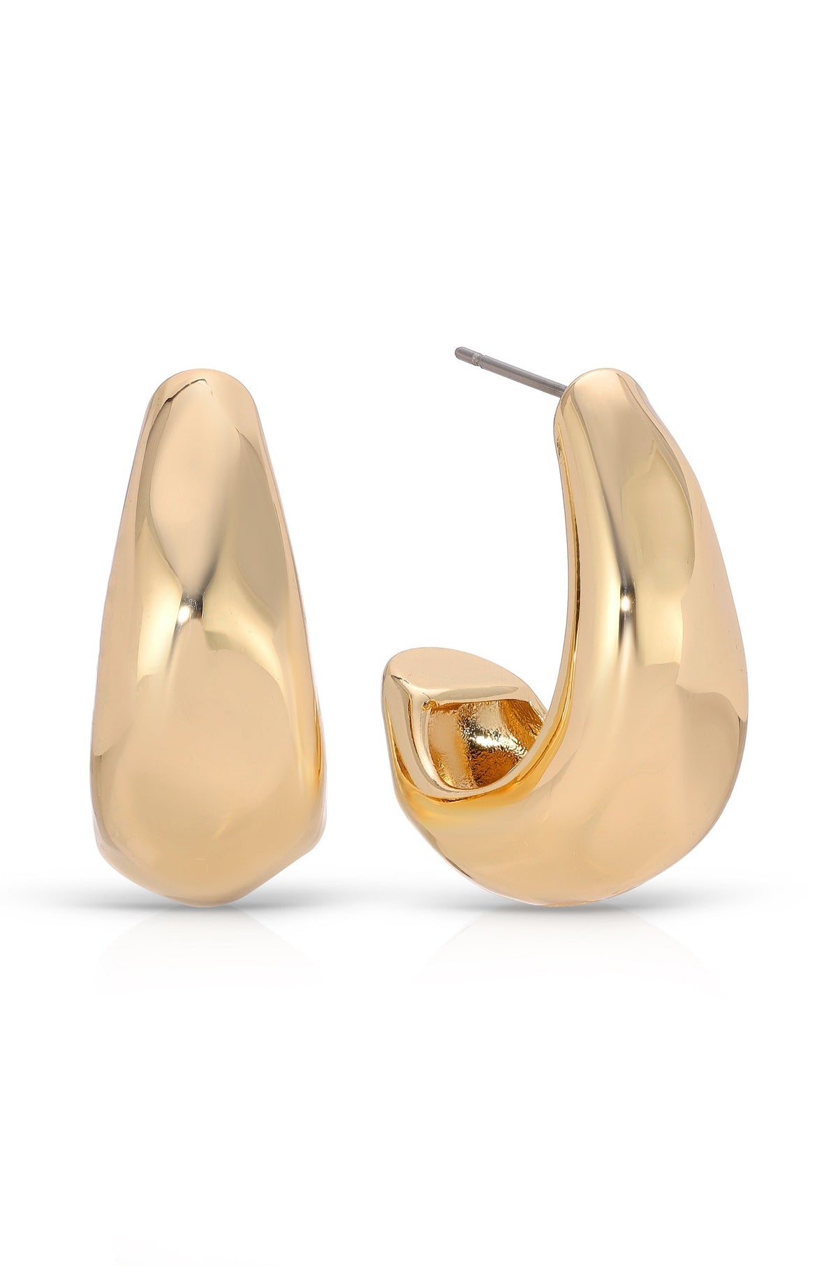 True Golden Hoop Earrings - 18k Gold Plated | Ettika