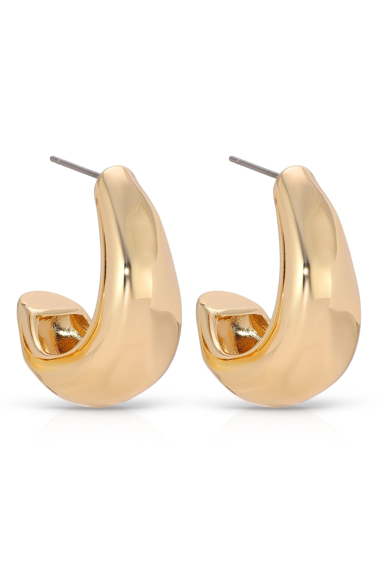 True Golden Hoop Earrings - 18k Gold Plated | Ettika